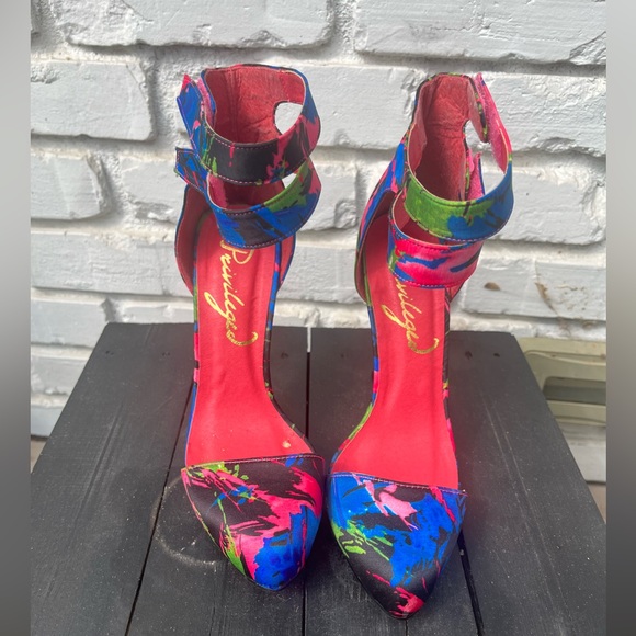 Lily’s Kloset multicolored stilettos - Picture 2 of 6